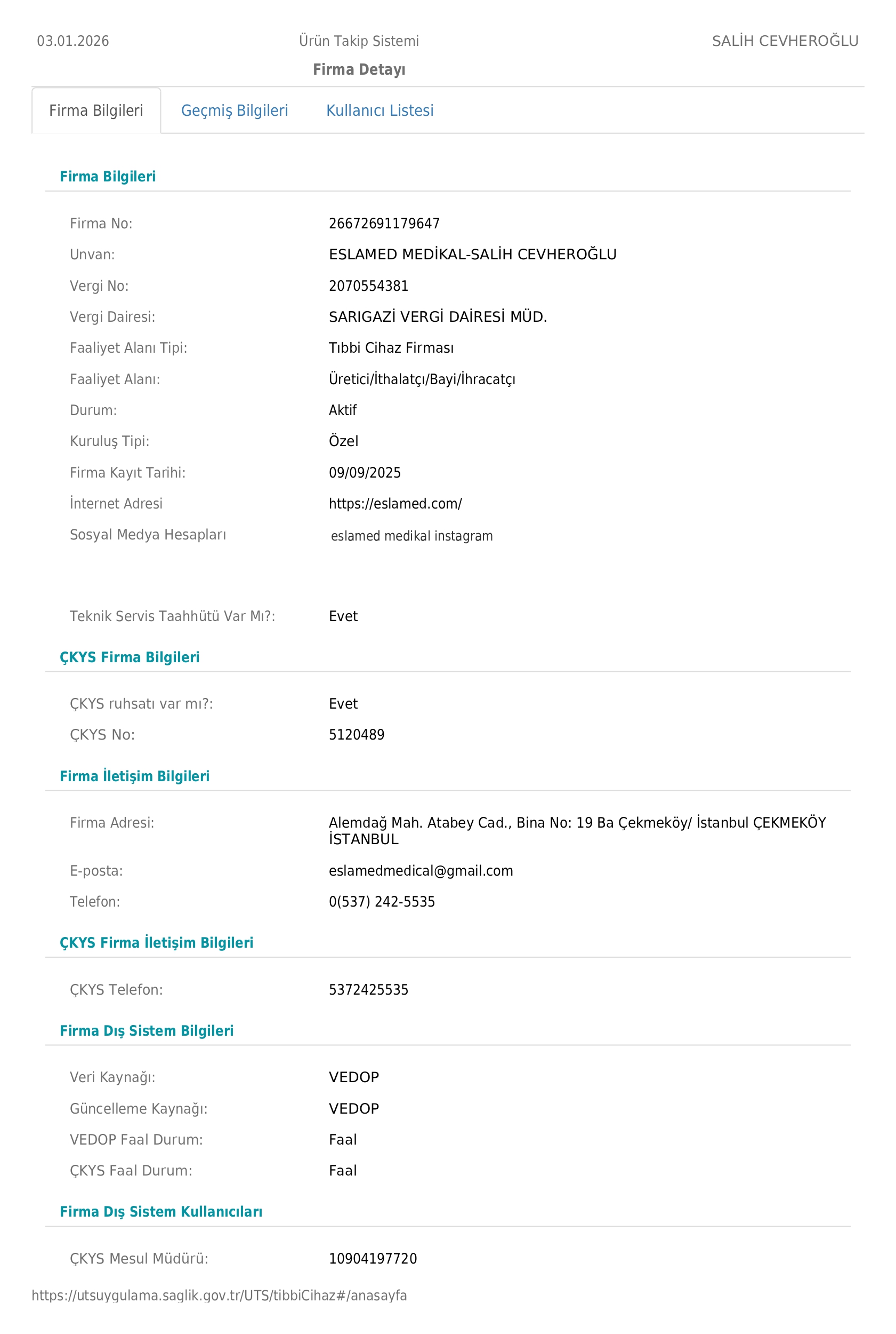 ÜTS Kayıt Belgesi önizleme görseli